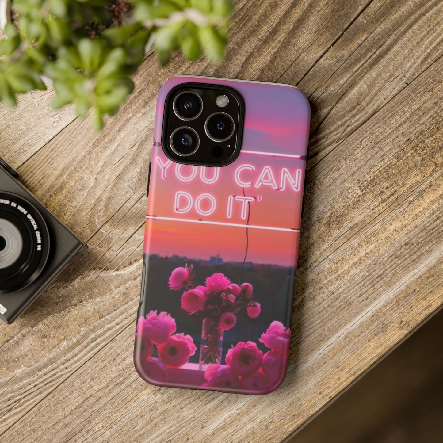 You can do it phone case bold words, soft strength