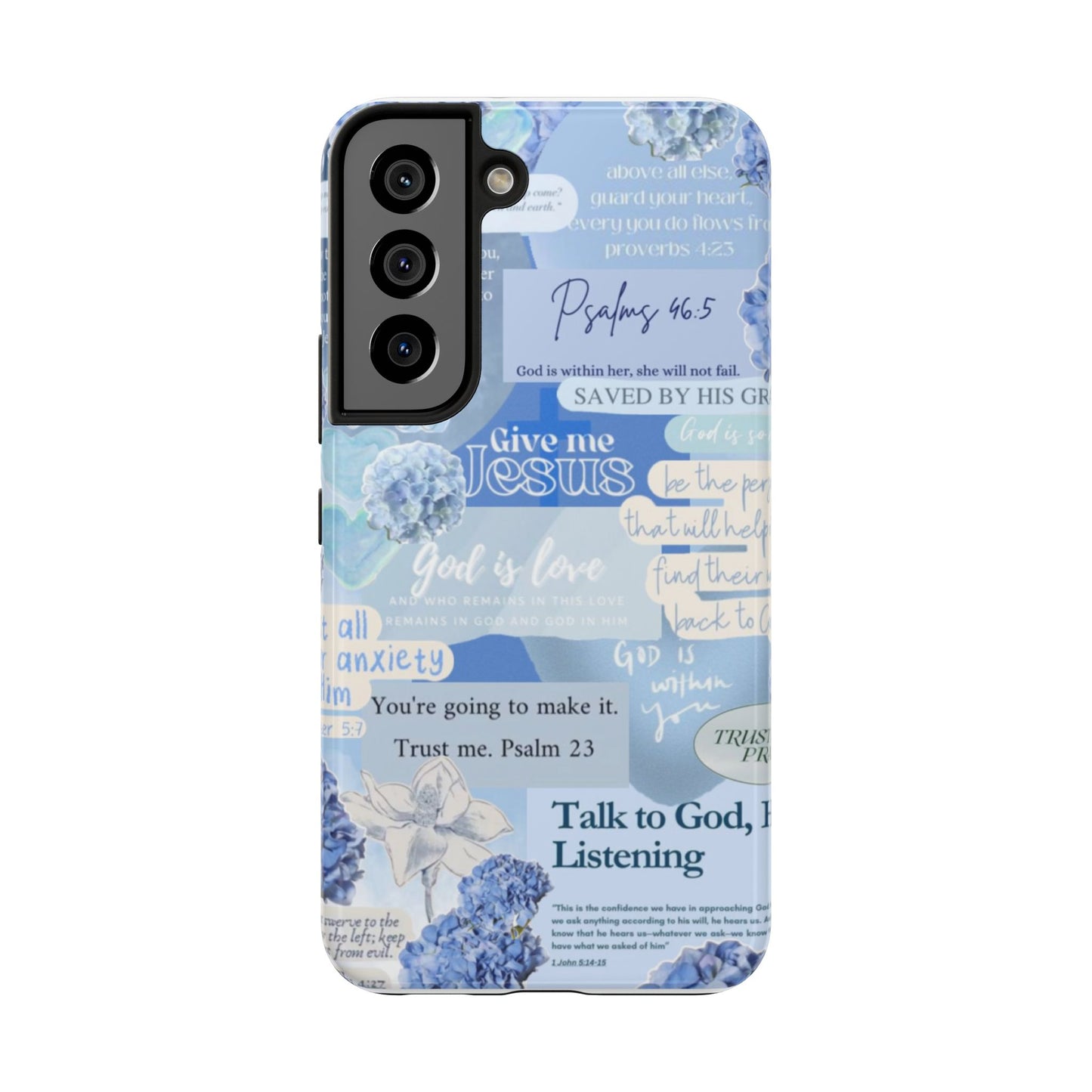 Talk to God he’s listening phone cases