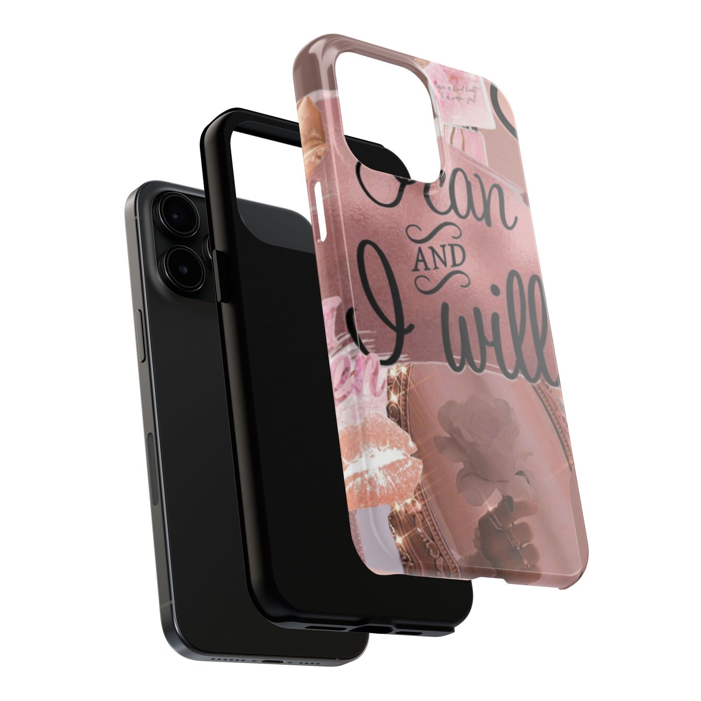 I can and I will  phone case faith, focus, and fierceness