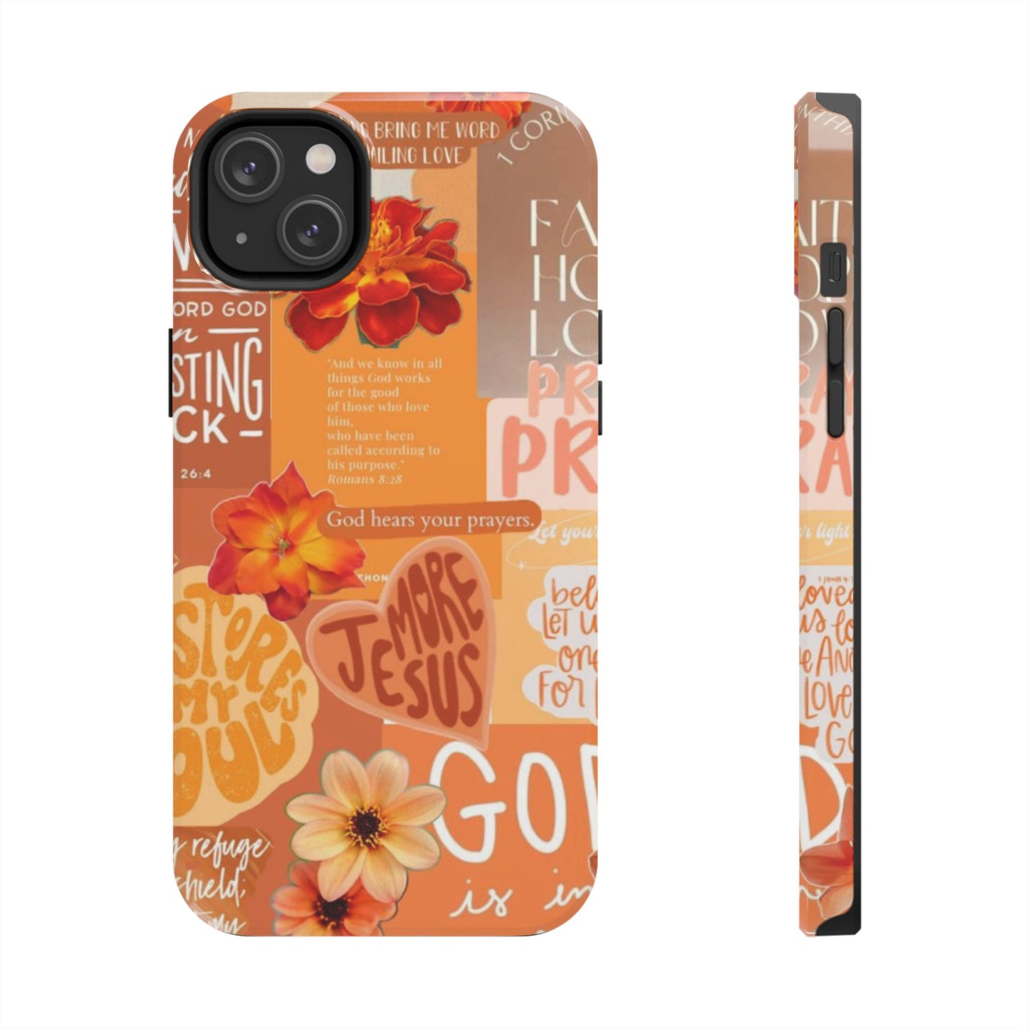 God is in control phone case, bright, bold and prayer filled