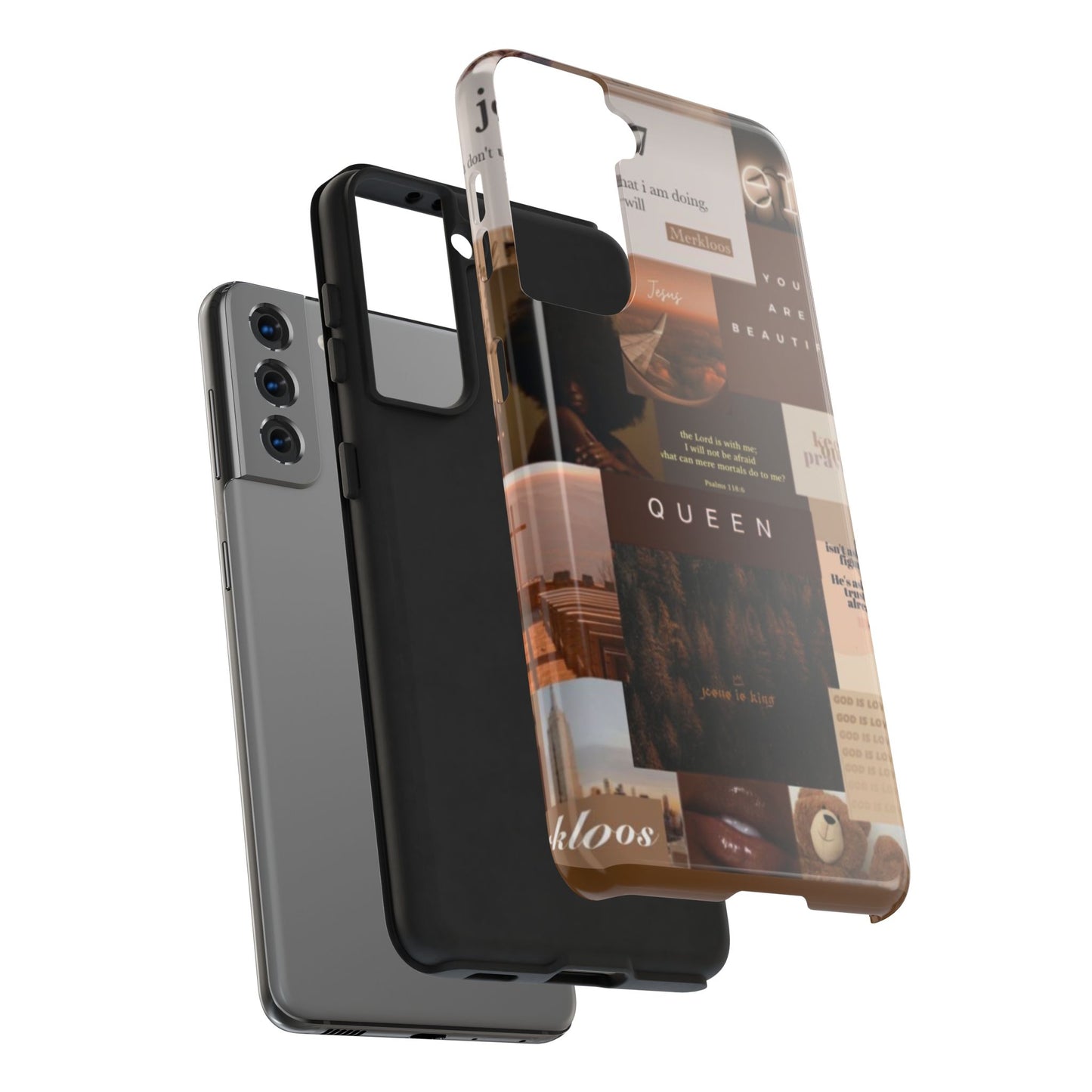 Jesus is King phone case identity, trust and power and every hold