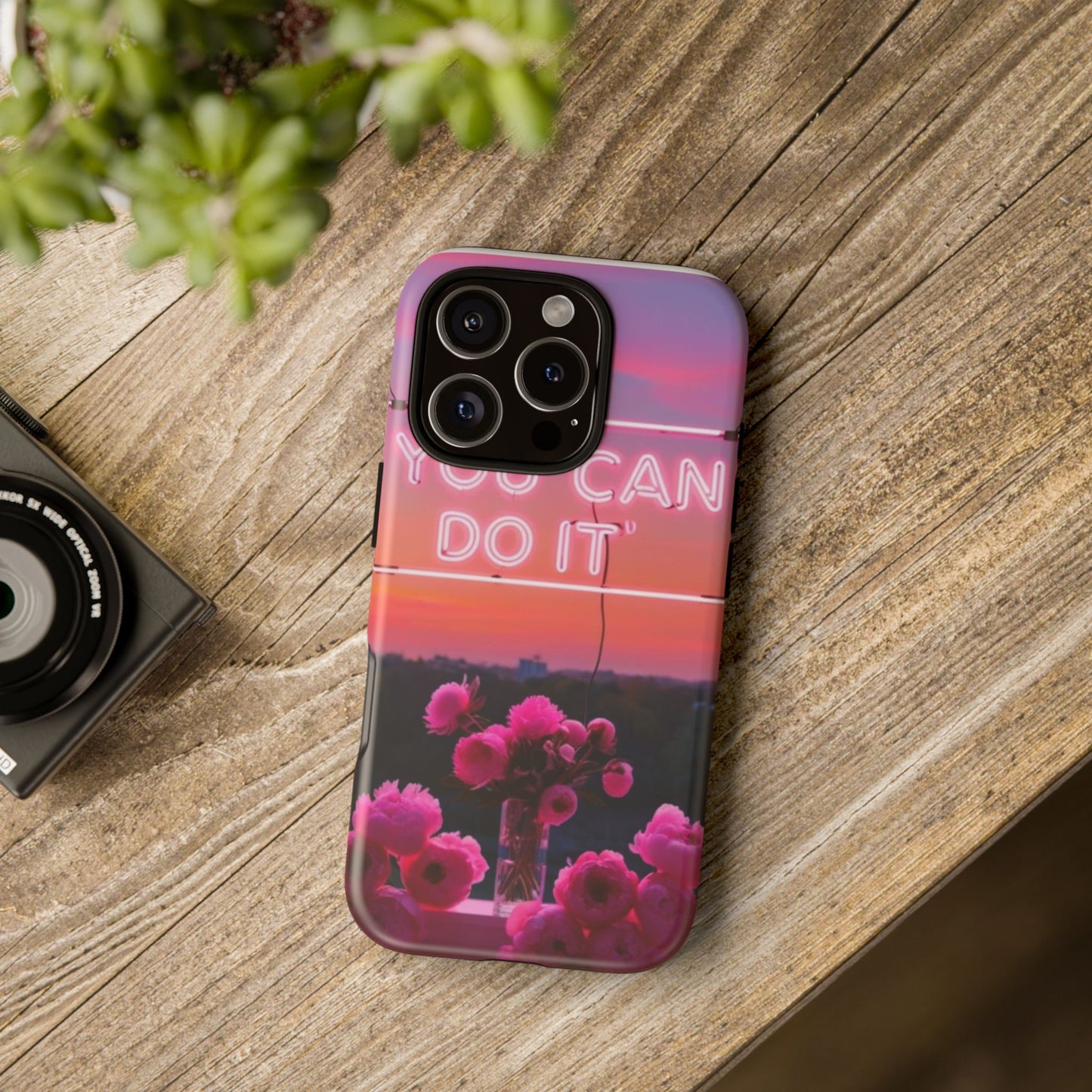 You can do it phone case bold words, soft strength