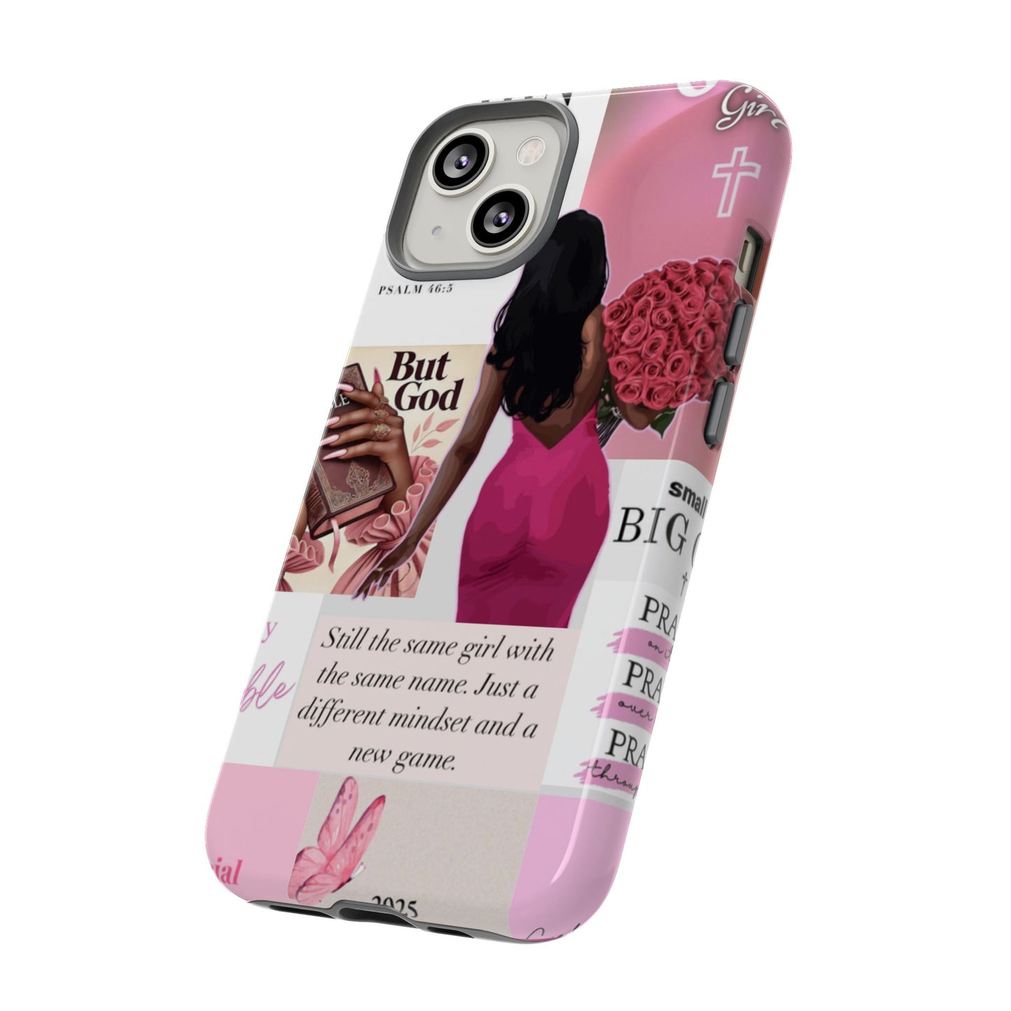 Same girl new game glow up with God phone case