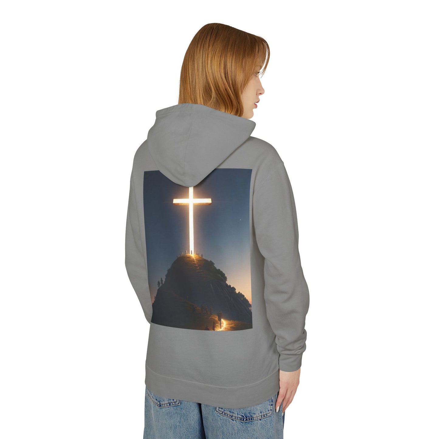 God first faith over fear hoodie unisex