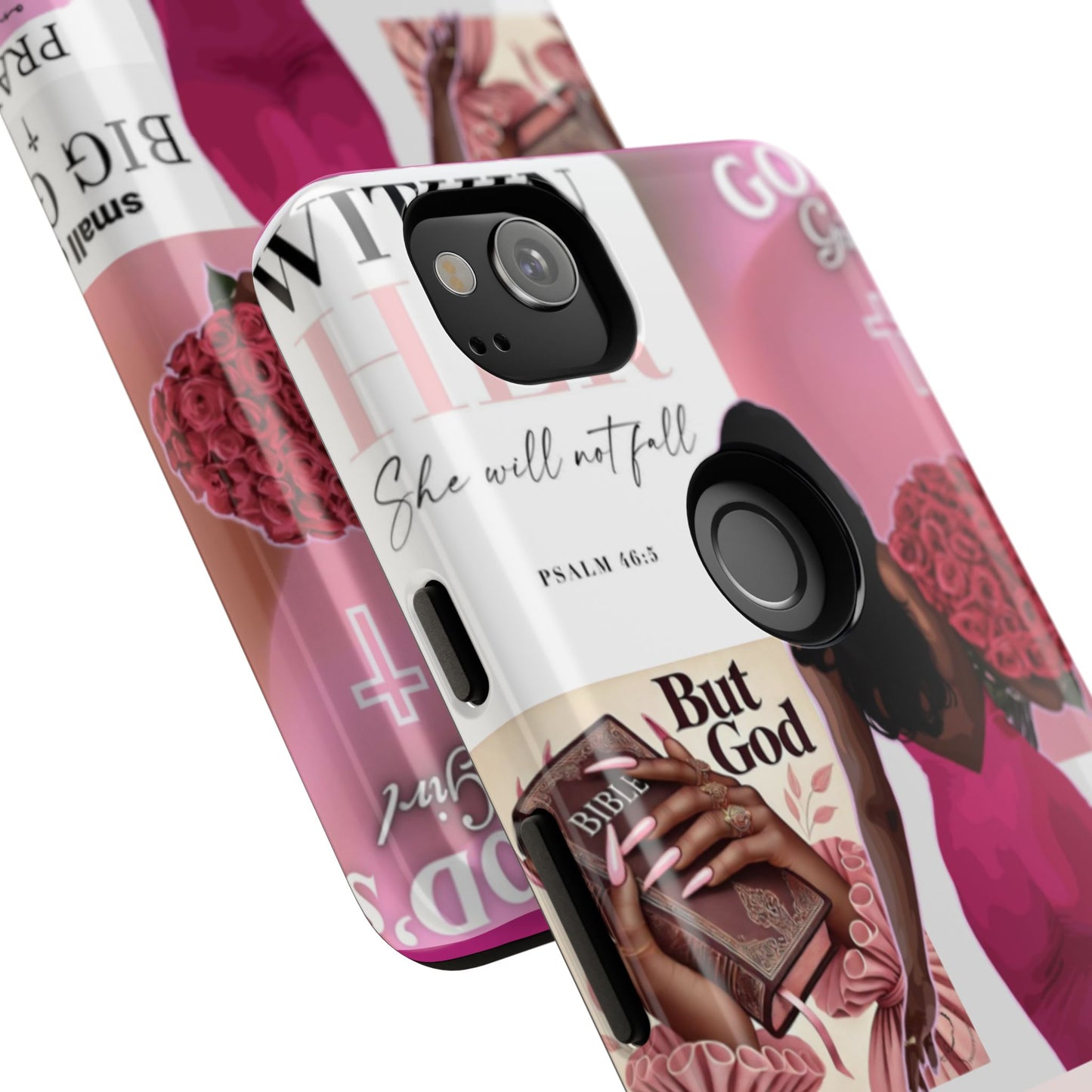 Same girl new game glow up with God phone case