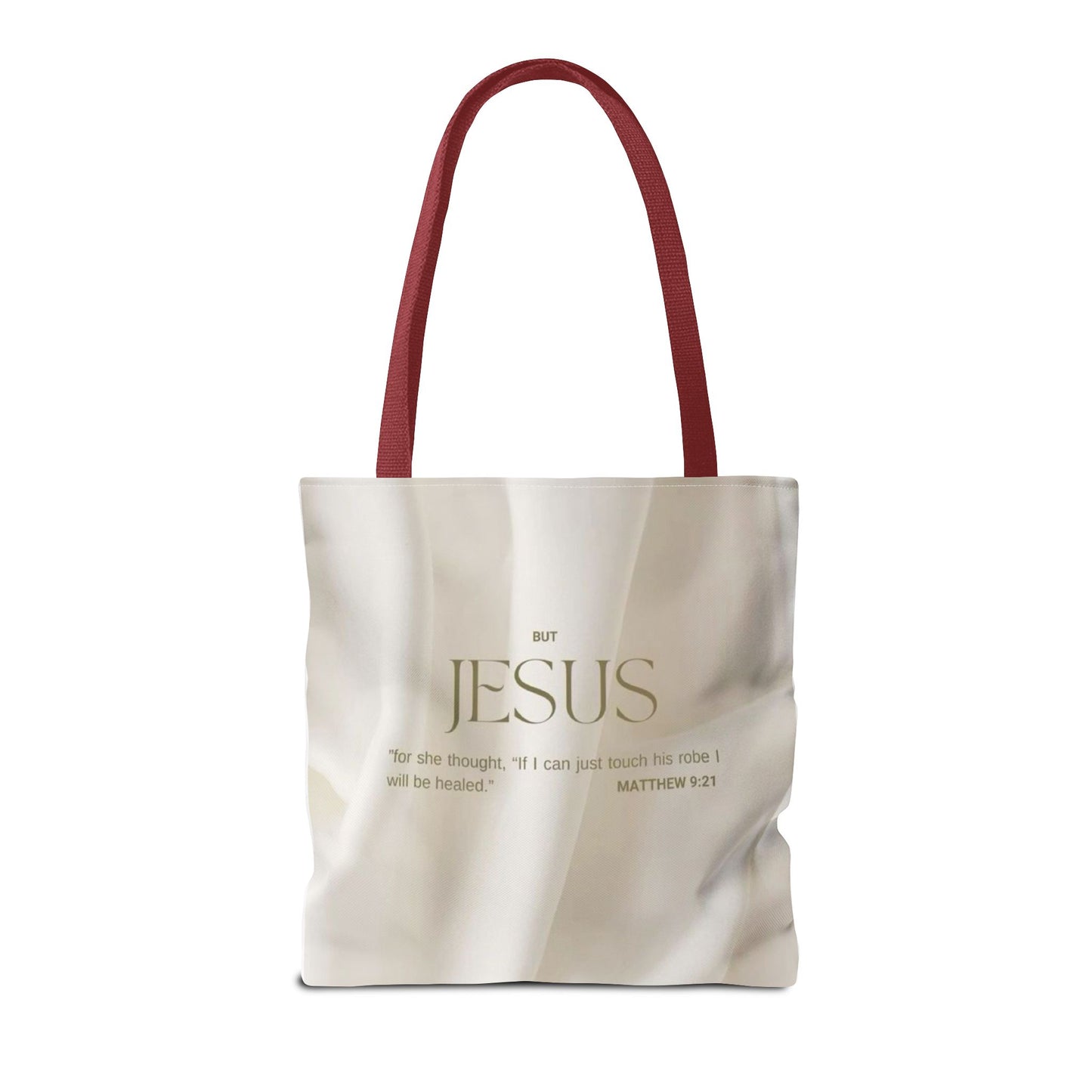 But Jesus healing scripture Tote Bag