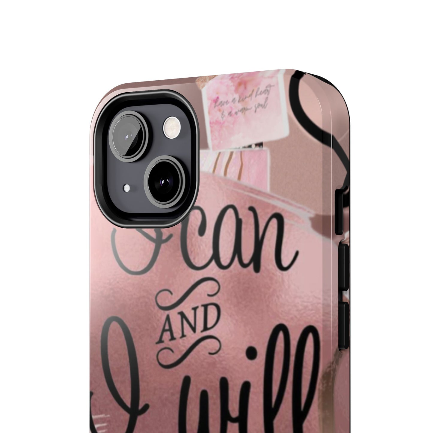 I can and I will  phone case faith, focus, and fierceness
