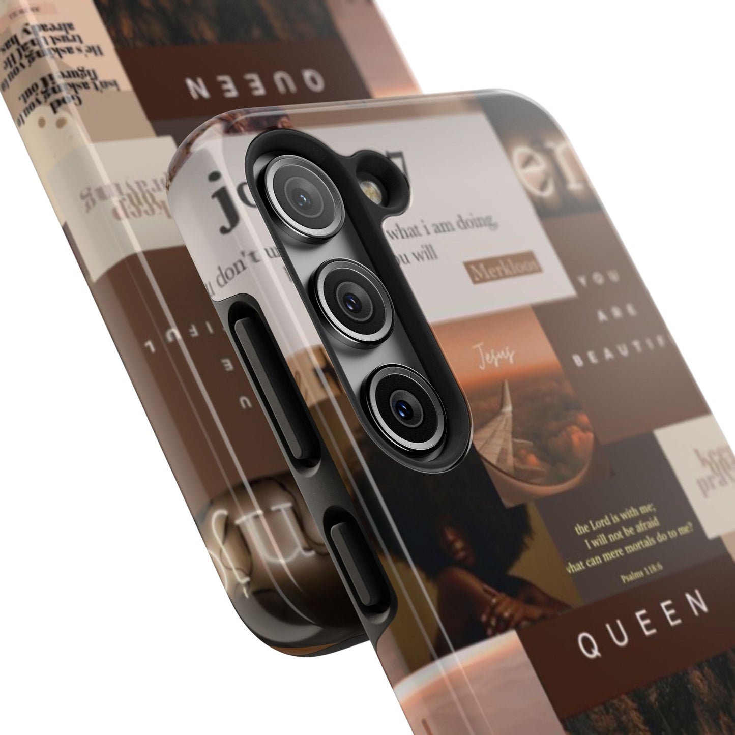 Jesus is King phone case identity, trust and power and every hold