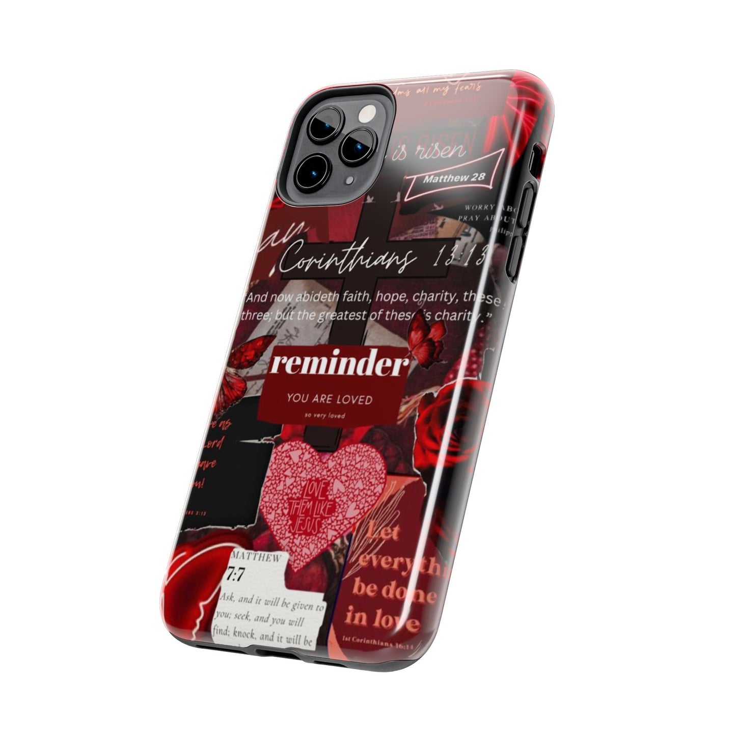 You are loved phone case, faith, love, and bold truth