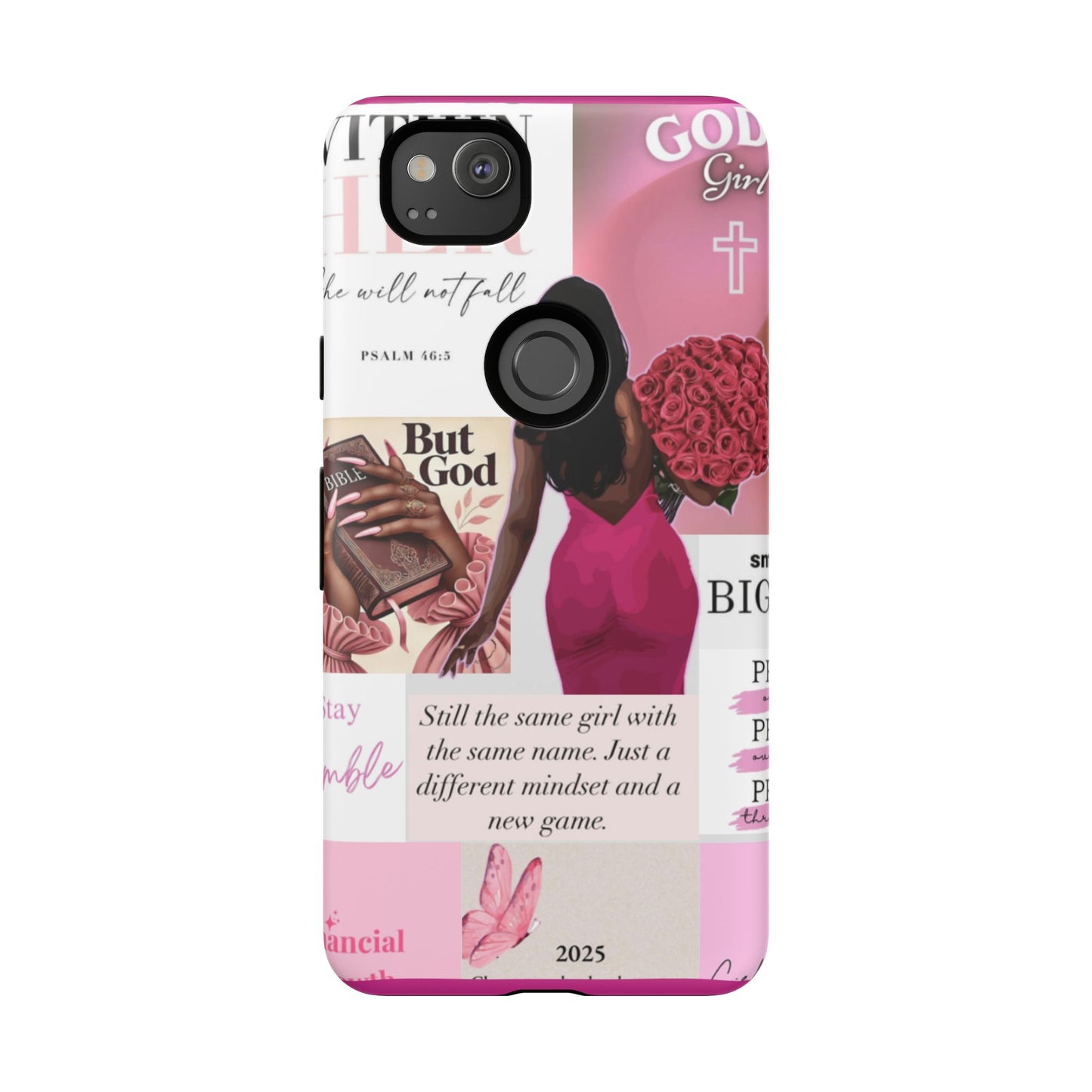 Same girl new game glow up with God phone case