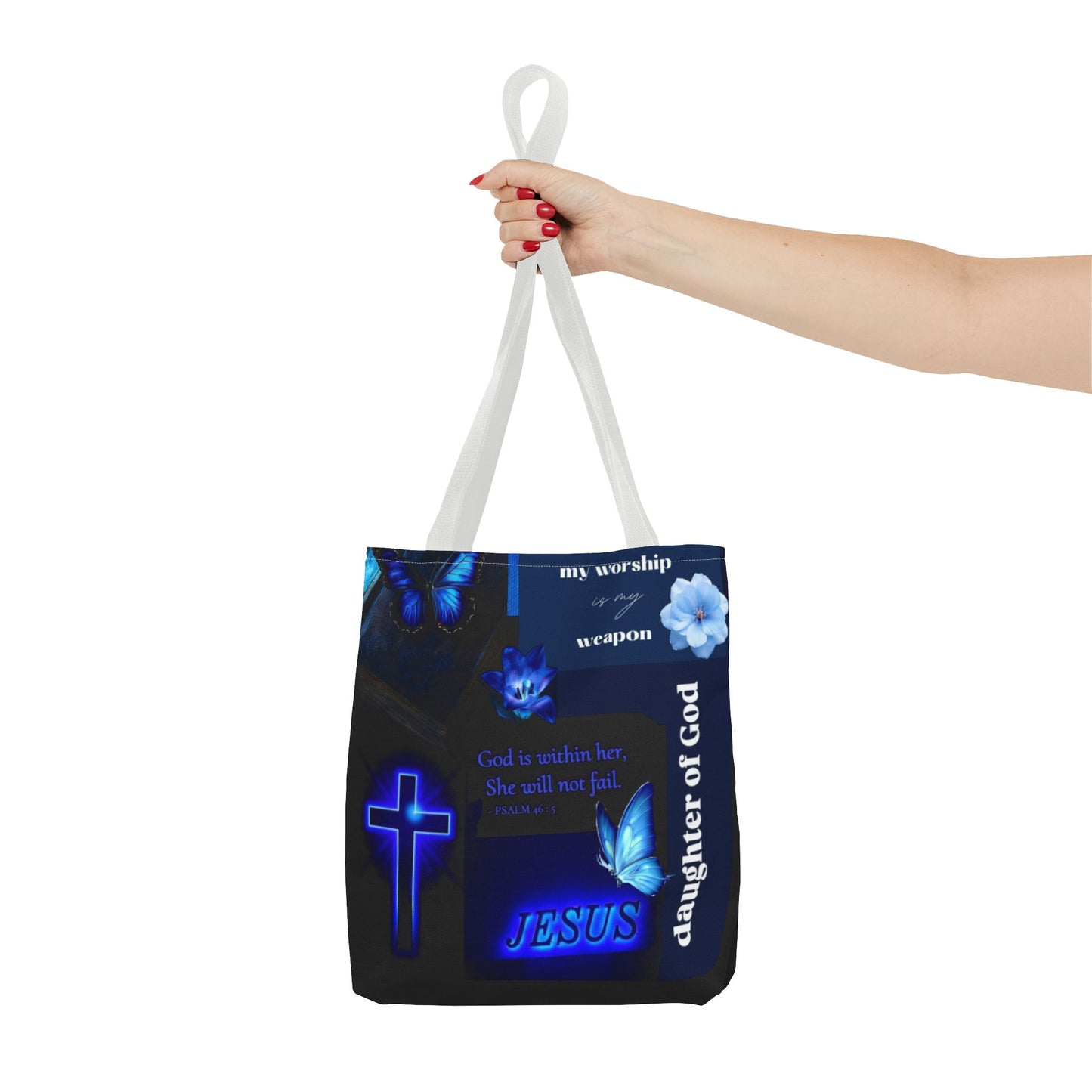 Inspirational Tote Bag for Christian Women - 'Daughter of God' Design