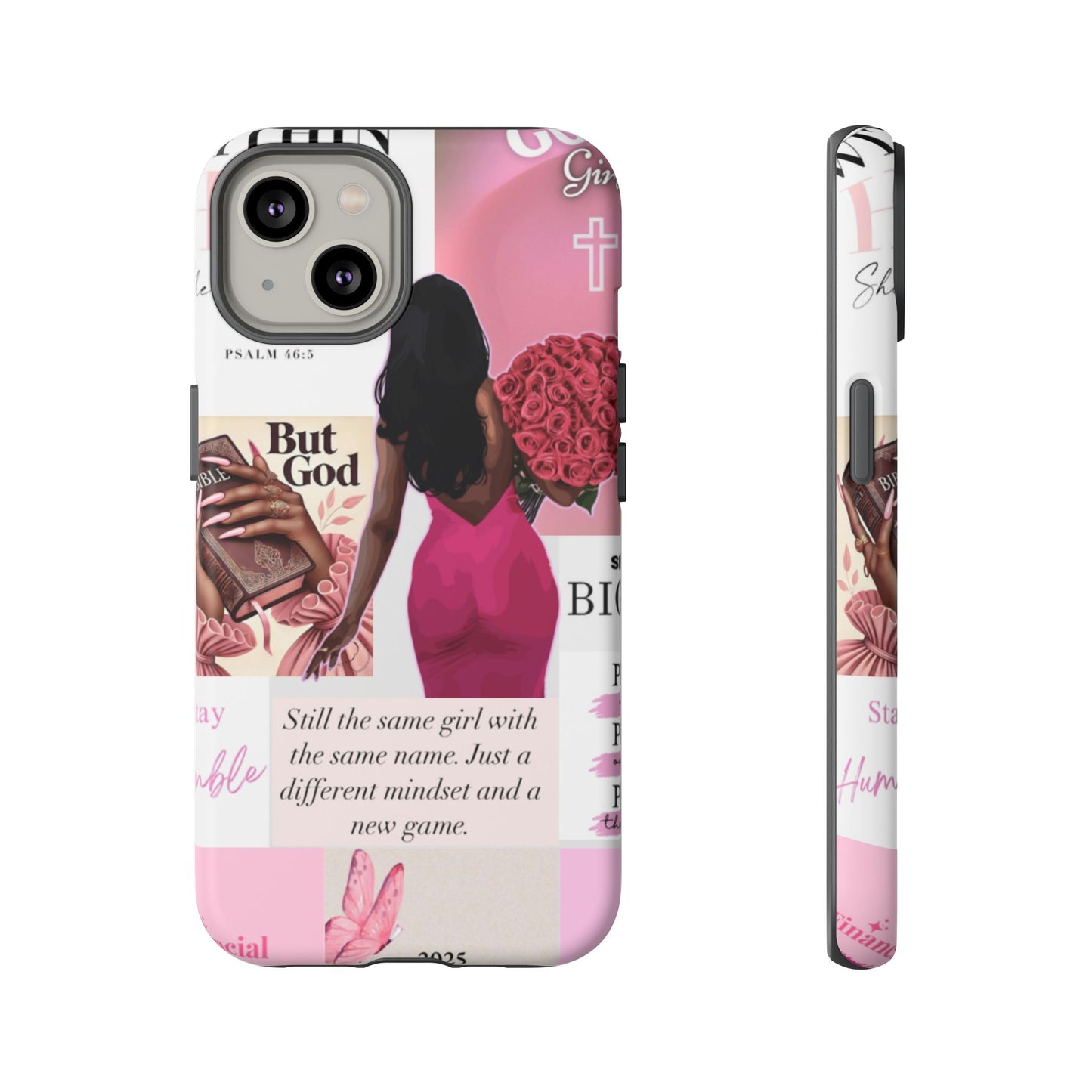 Same girl new game glow up with God phone case