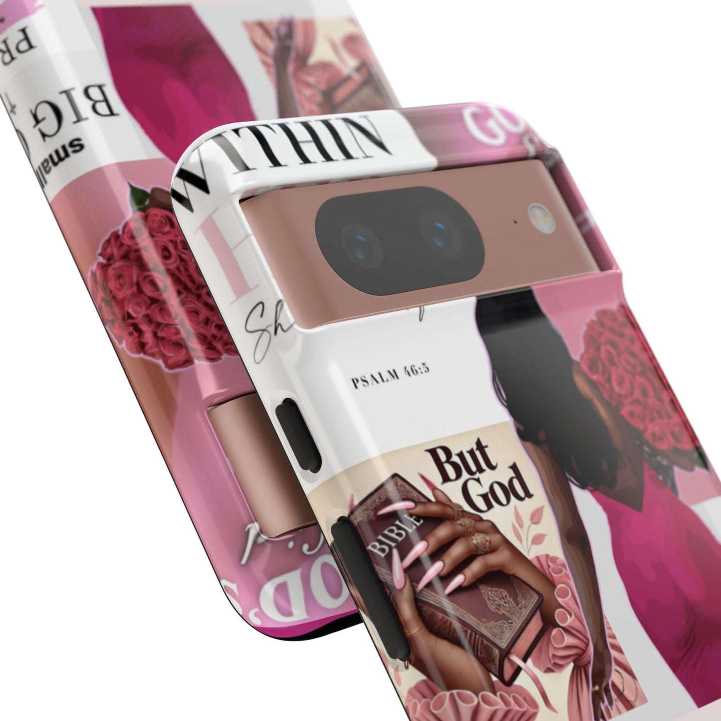 Same girl new game glow up with God phone case
