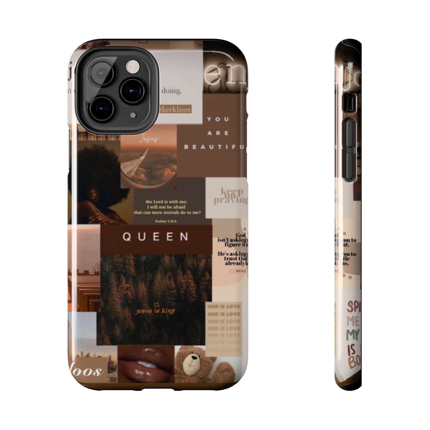 Jesus is King phone case identity, trust and power and every hold