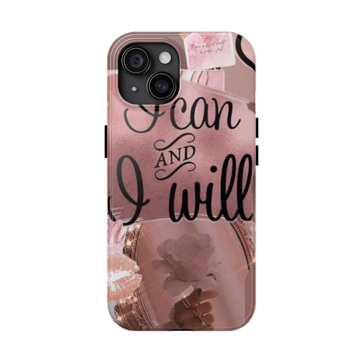 I can and I will  phone case faith, focus, and fierceness