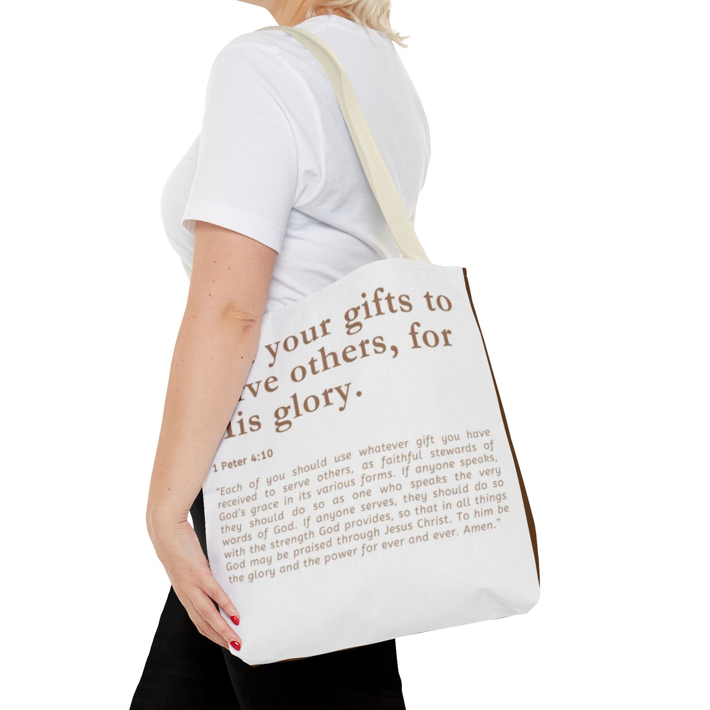 Inspiration Tote Bag - Use Your Gifts for His Glory