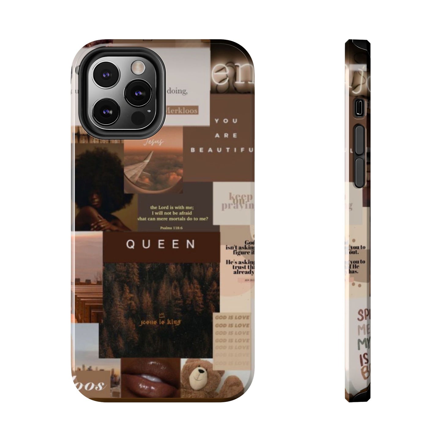 Jesus is King phone case identity, trust and power and every hold