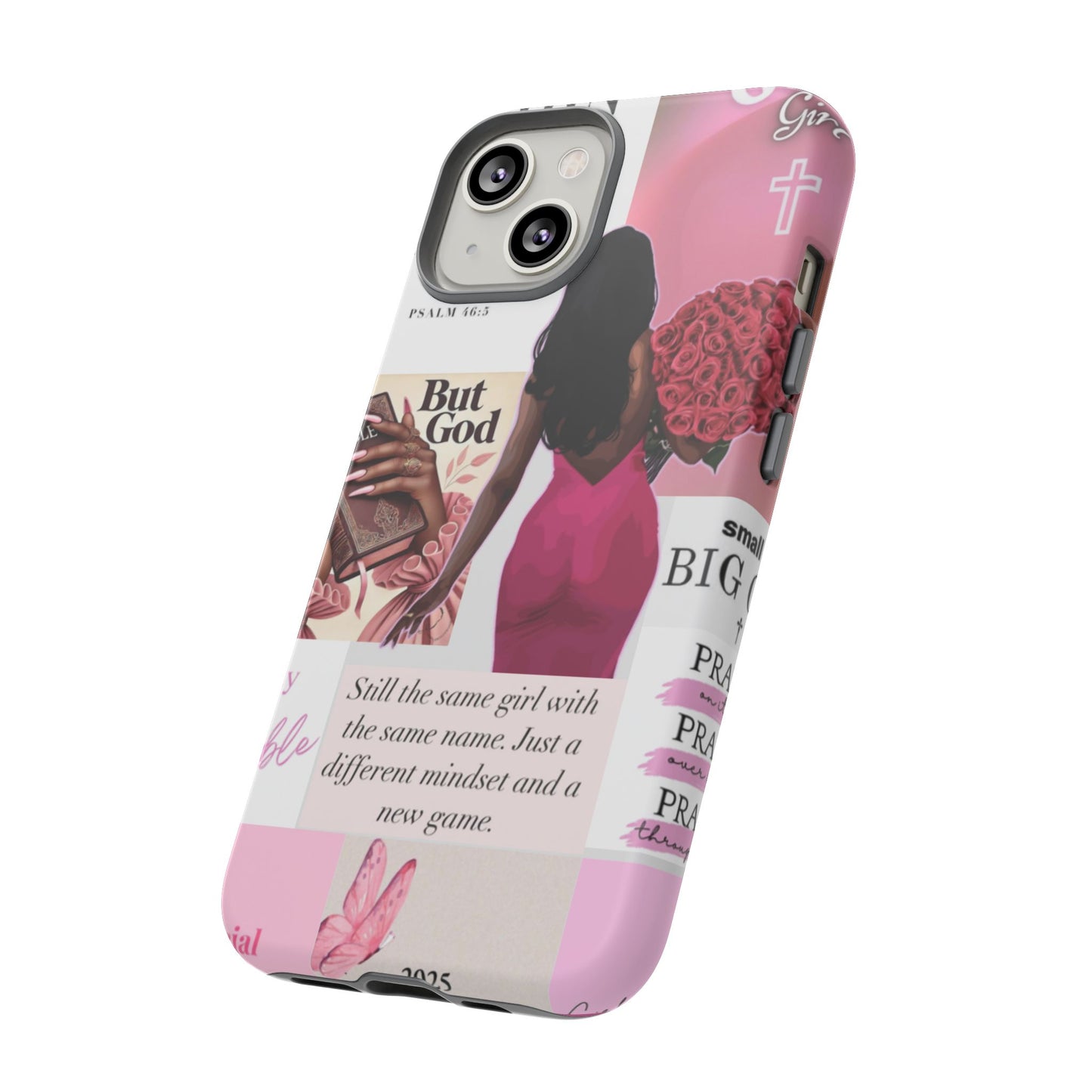 Same girl new game glow up with God phone case