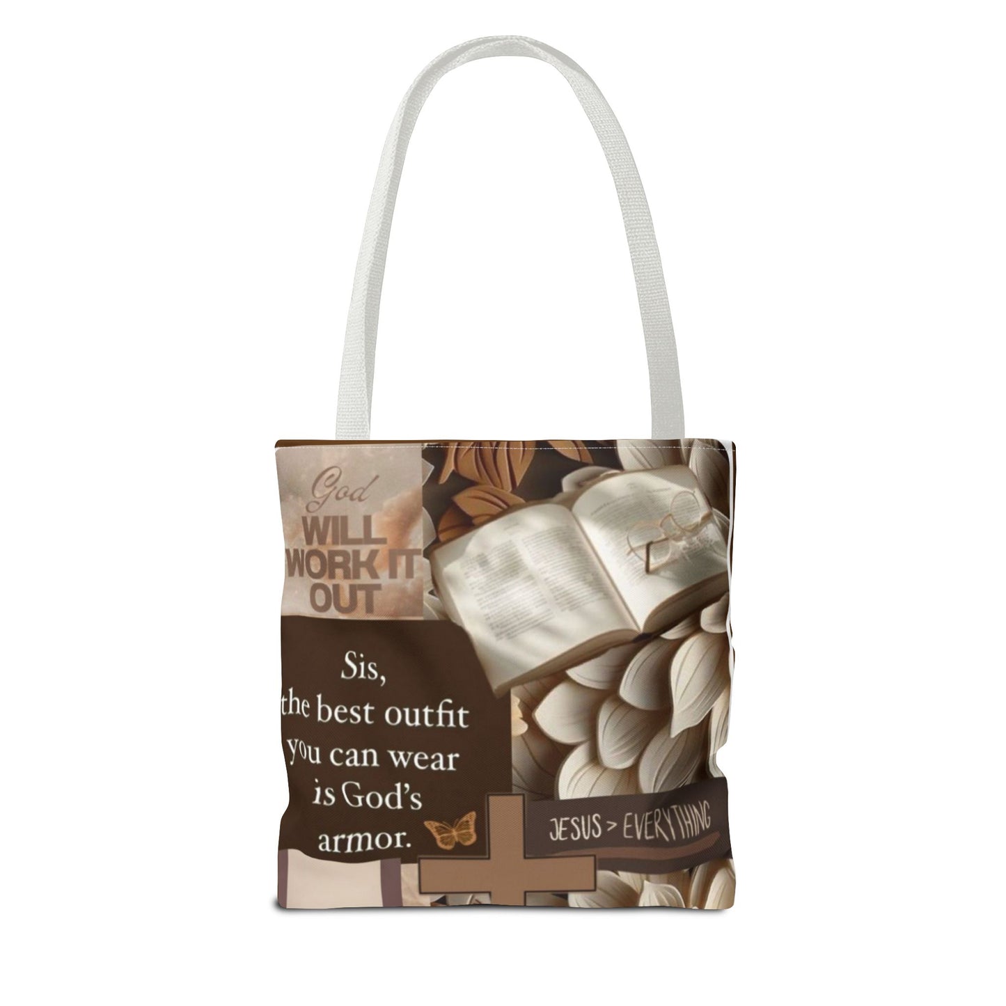 Inspirational Faith Tote Bag - Jesus is Everything Design