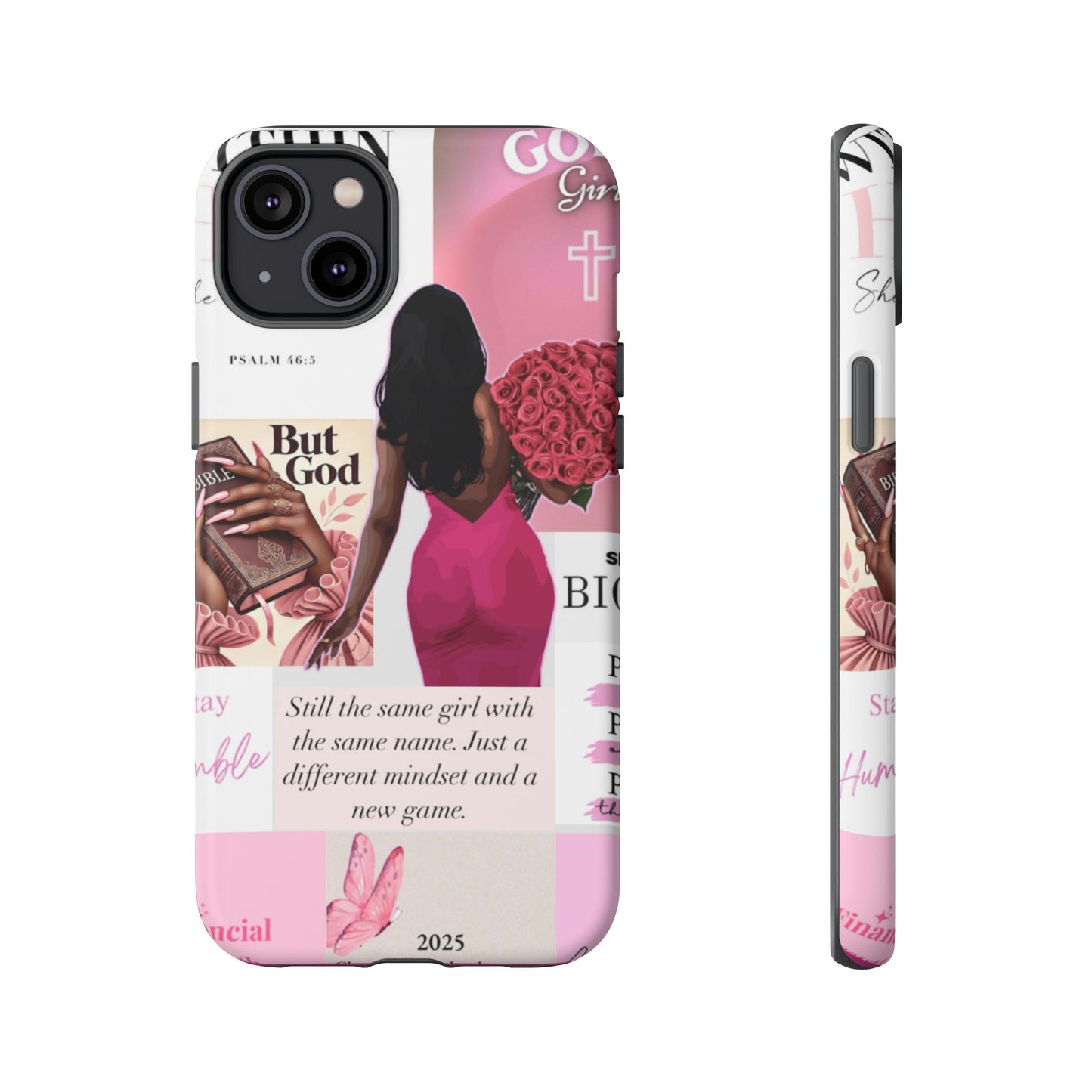 Same girl new game glow up with God phone case