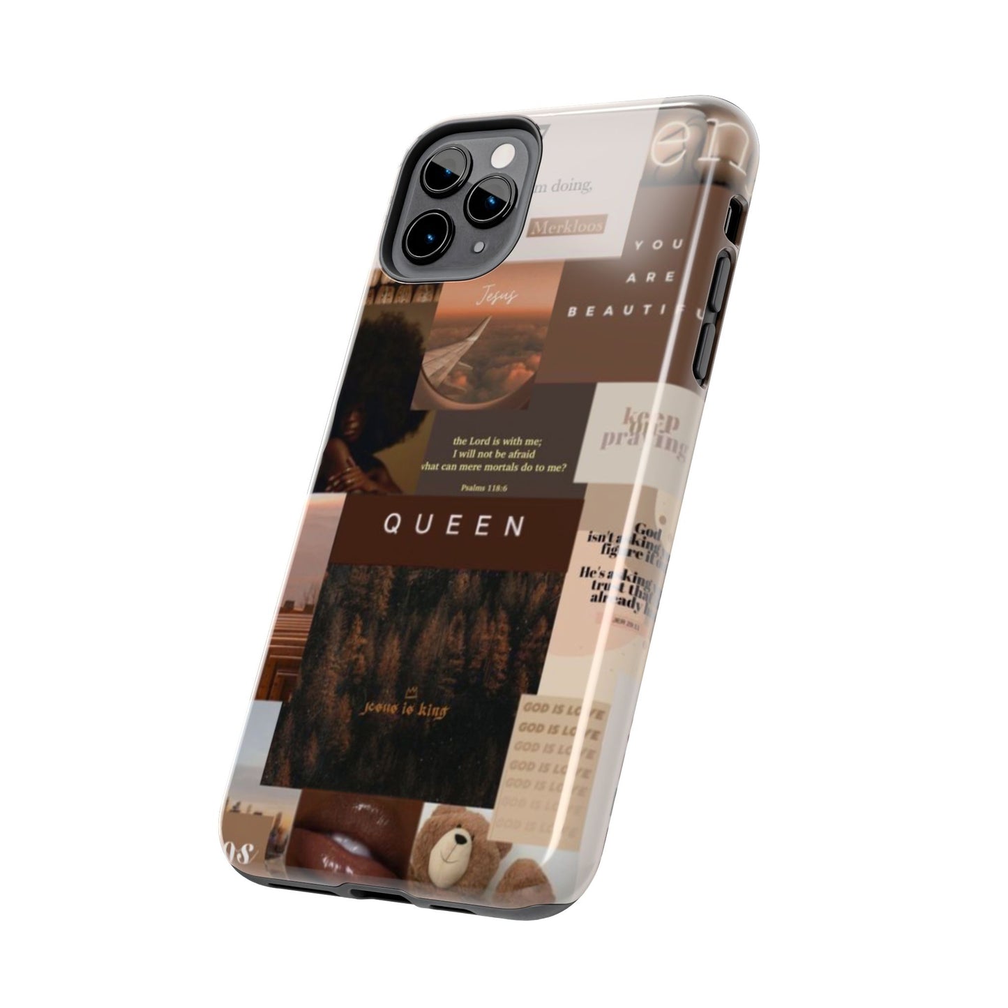 Jesus is King phone case identity, trust and power and every hold