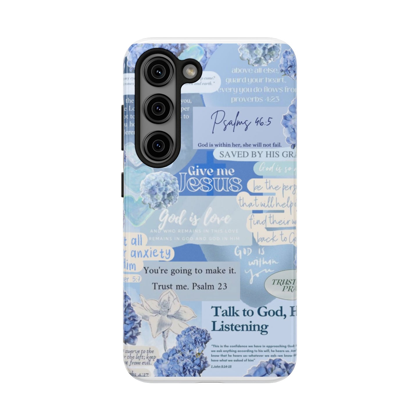 Talk to God he’s listening phone cases
