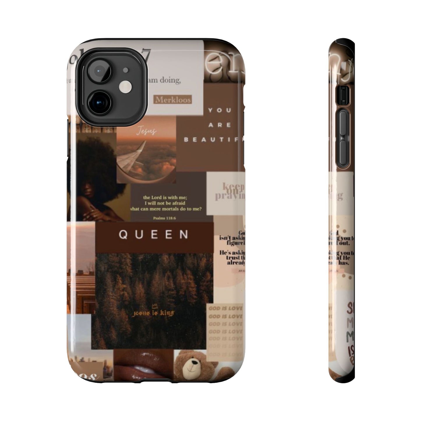 Jesus is King phone case identity, trust and power and every hold