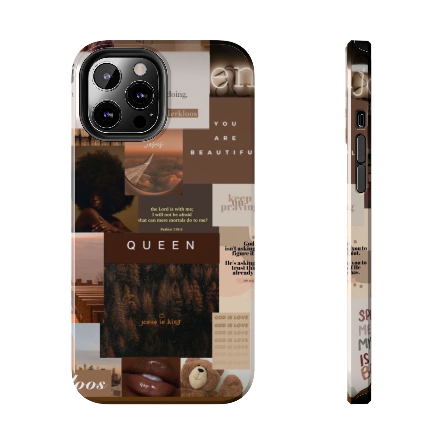 Jesus is King phone case identity, trust and power and every hold