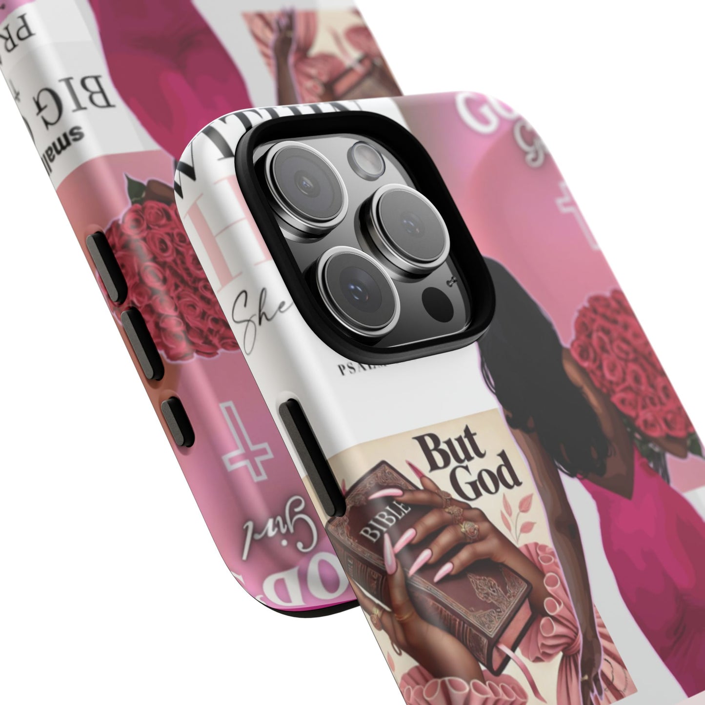 Same girl new game glow up with God phone case