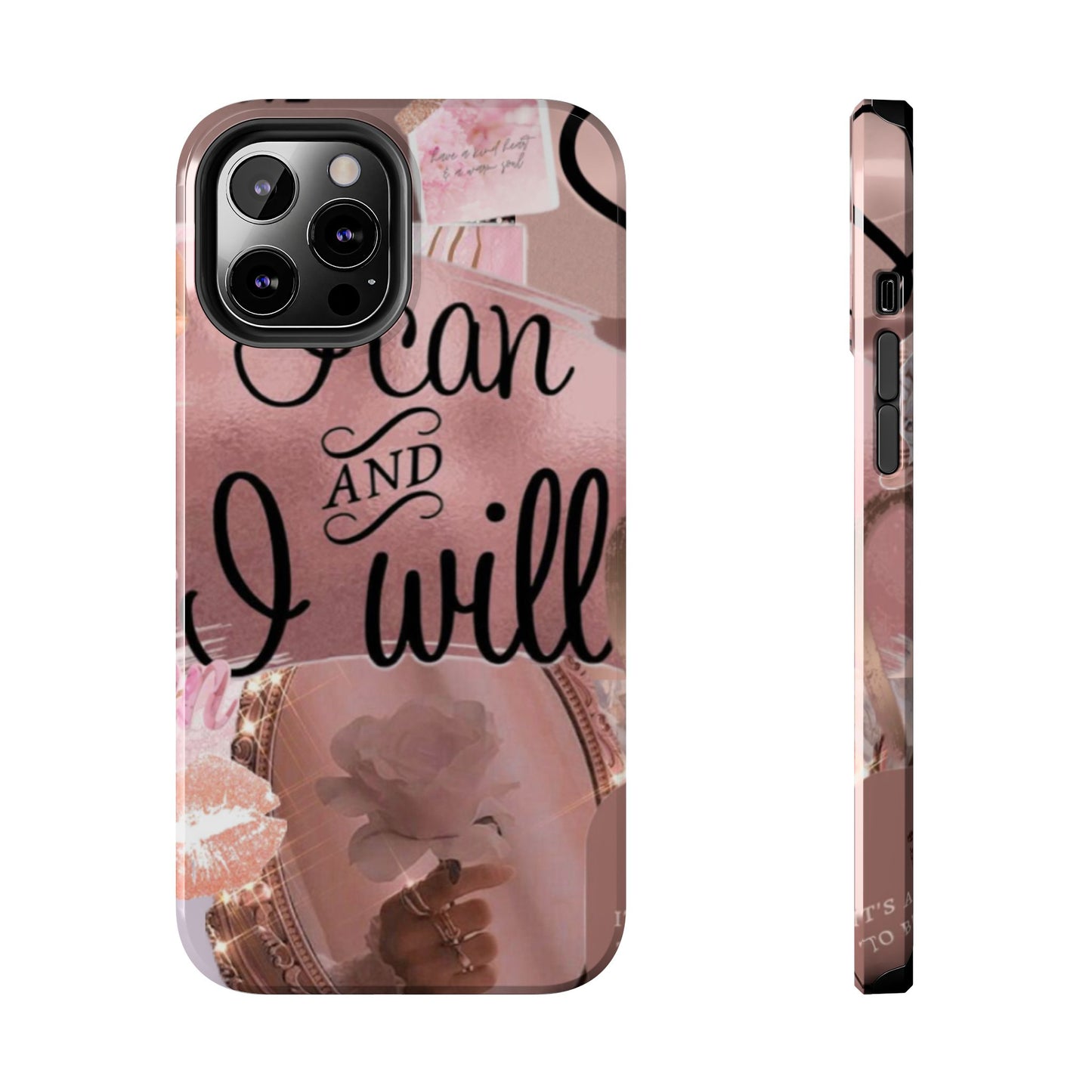 I can and I will  phone case faith, focus, and fierceness