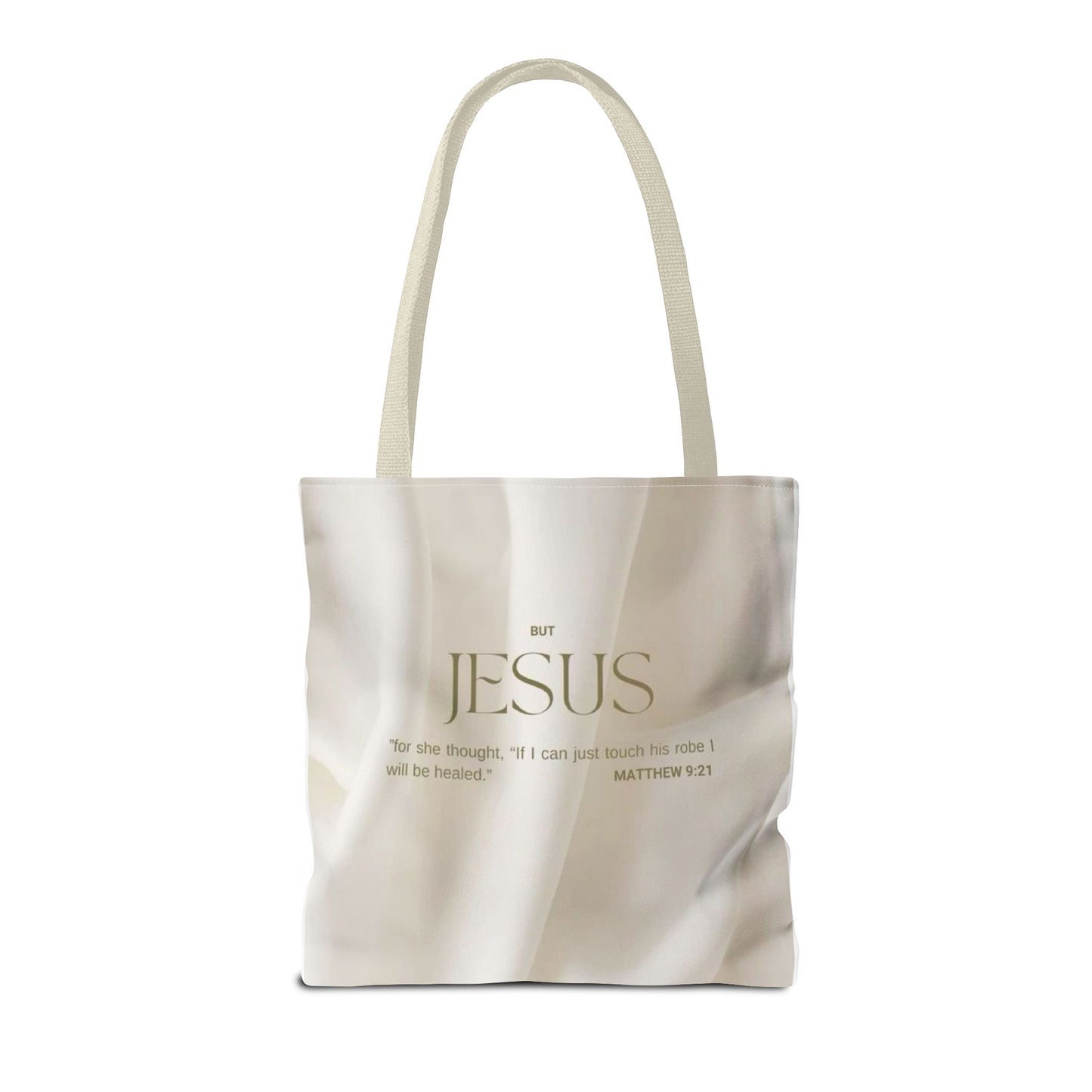 But Jesus healing scripture Tote Bag
