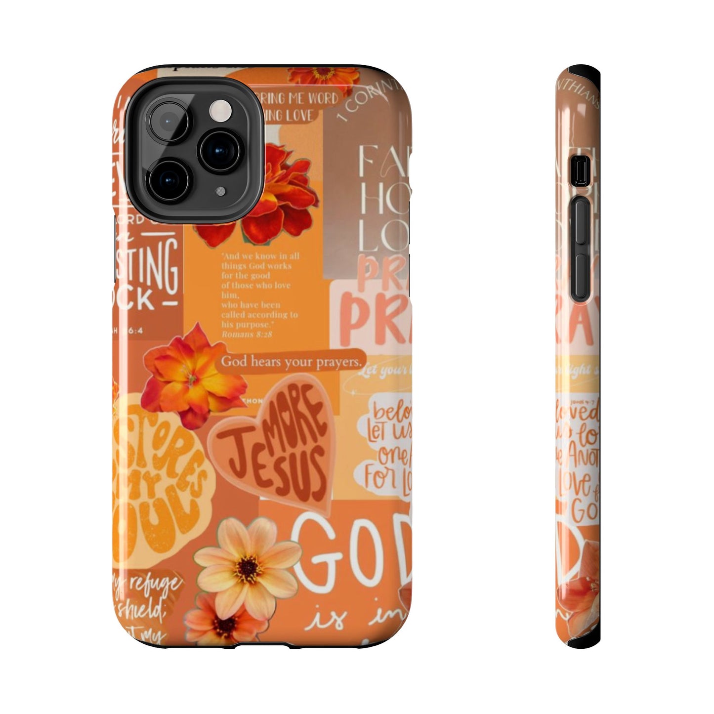 God is in control phone case, bright, bold and prayer filled