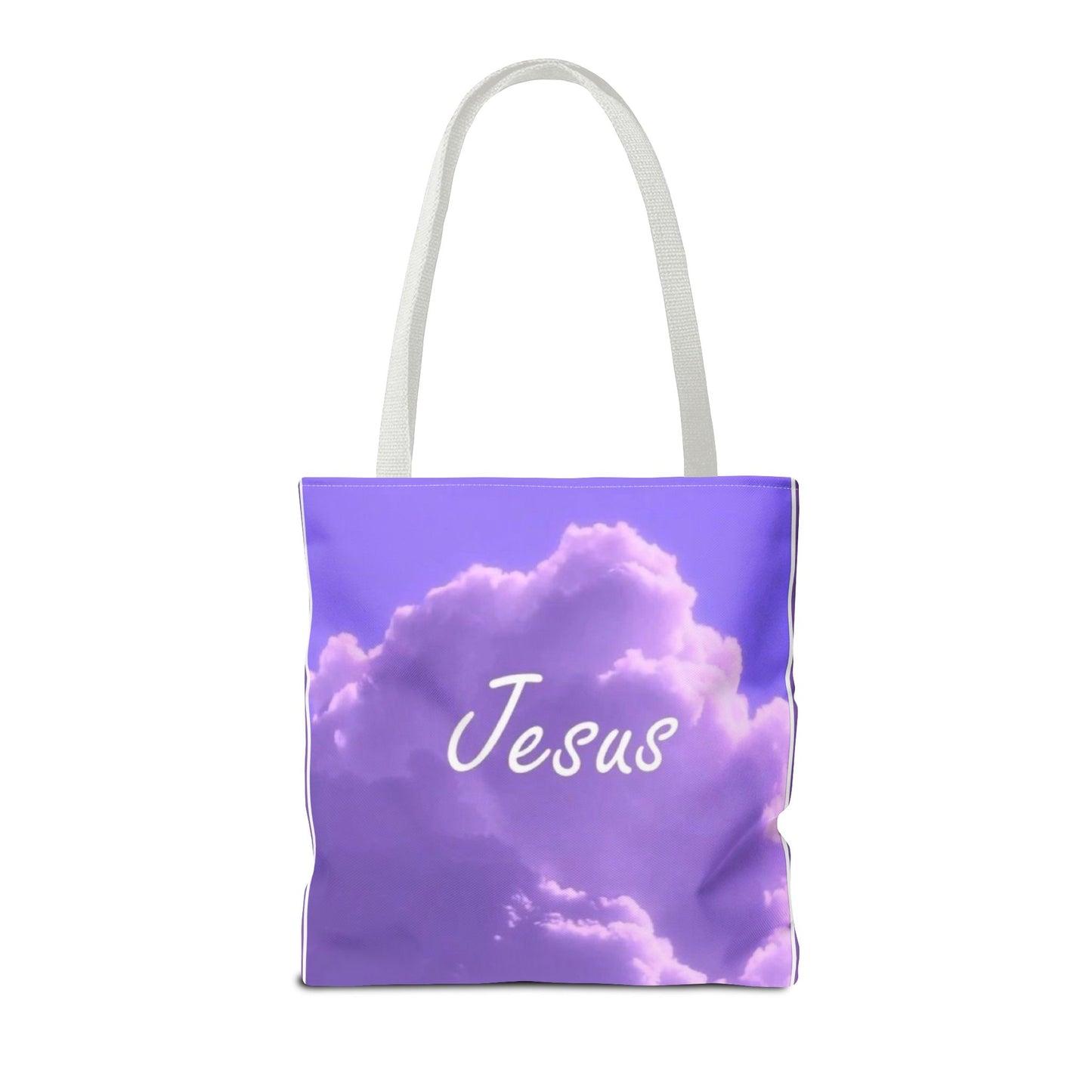 Inspirational Jesus Tote Bag - AOP Cloud Design