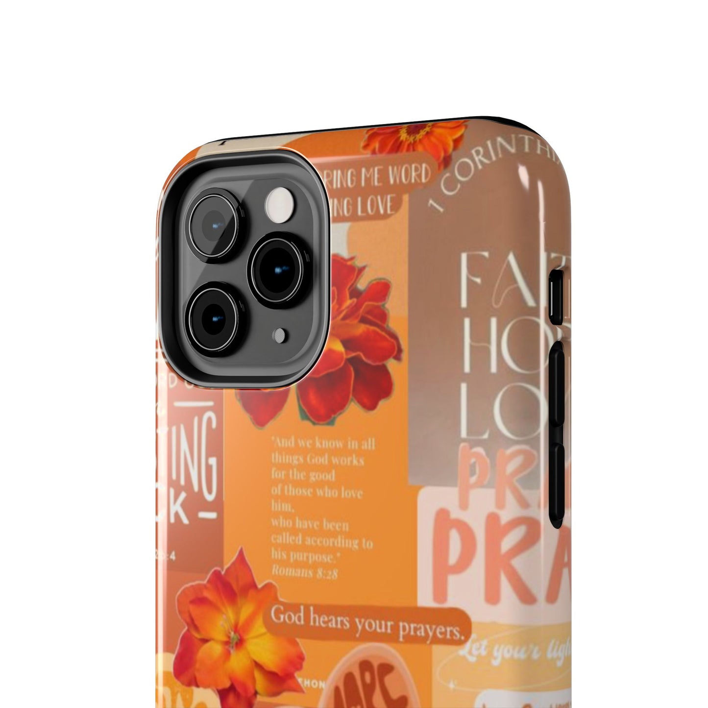 God is in control phone case, bright, bold and prayer filled