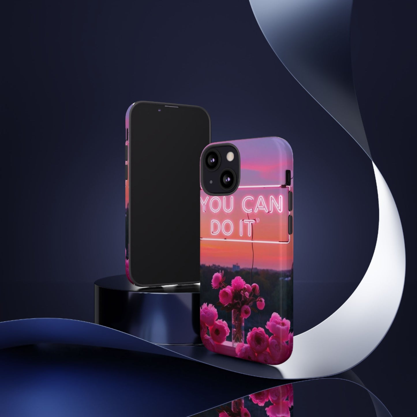You can do it phone case bold words, soft strength