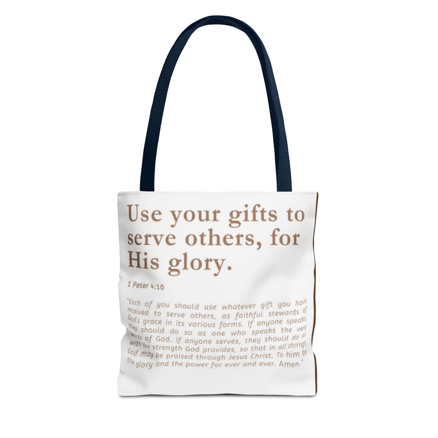 Inspiration Tote Bag - Use Your Gifts for His Glory