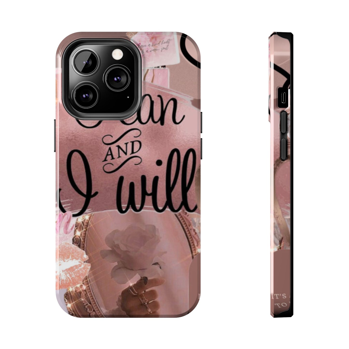 I can and I will  phone case faith, focus, and fierceness