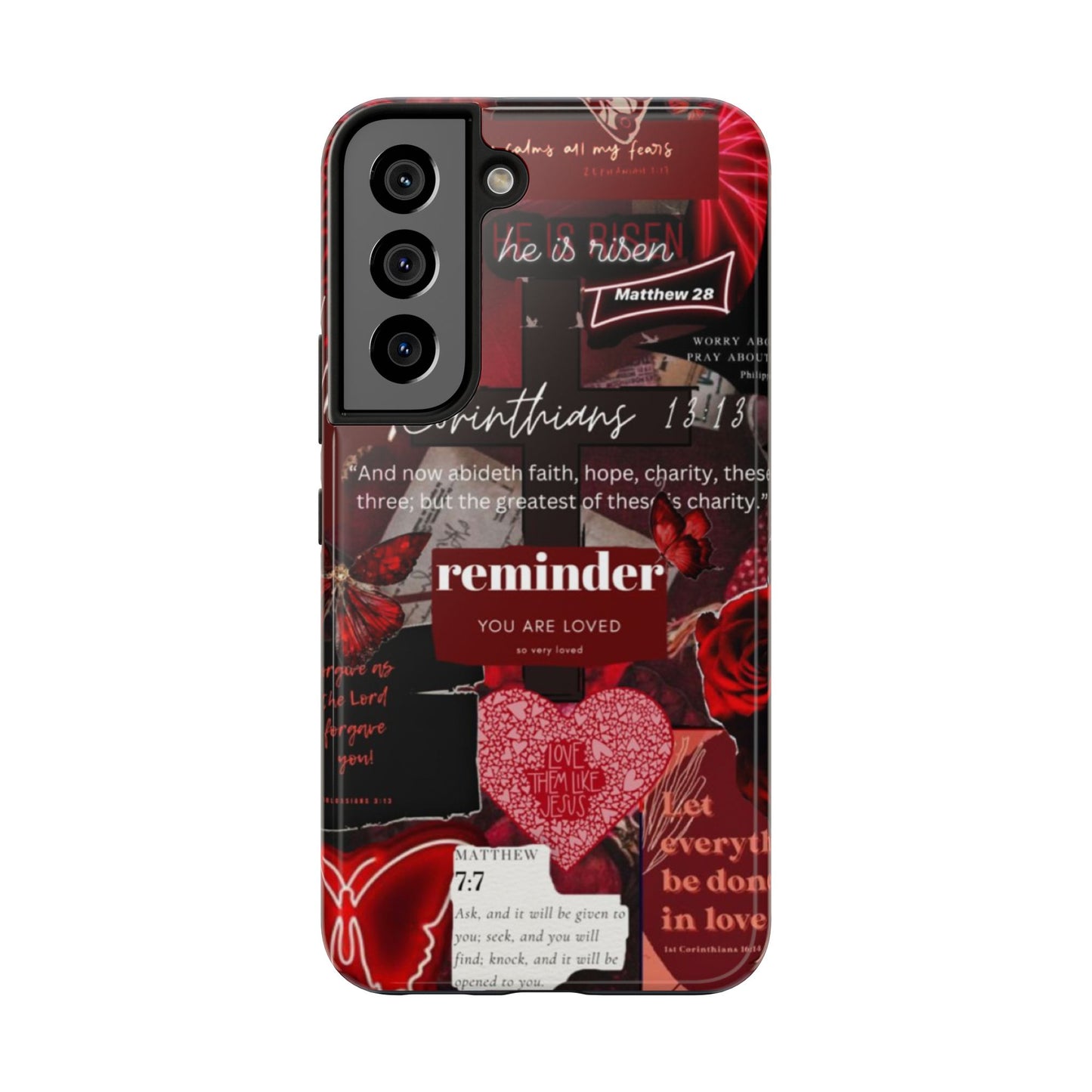 You are loved phone case, faith, love, and bold truth