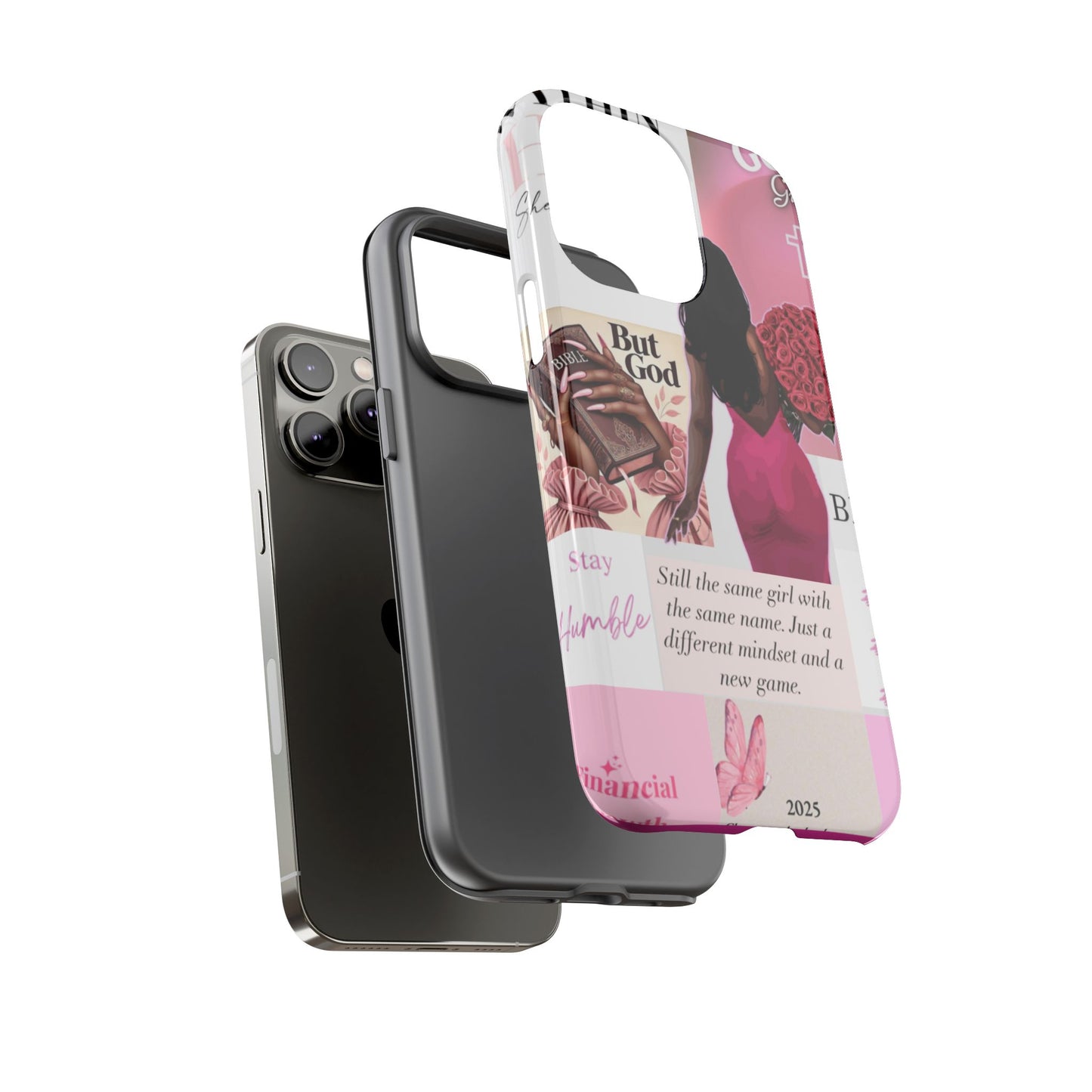 Same girl new game glow up with God phone case