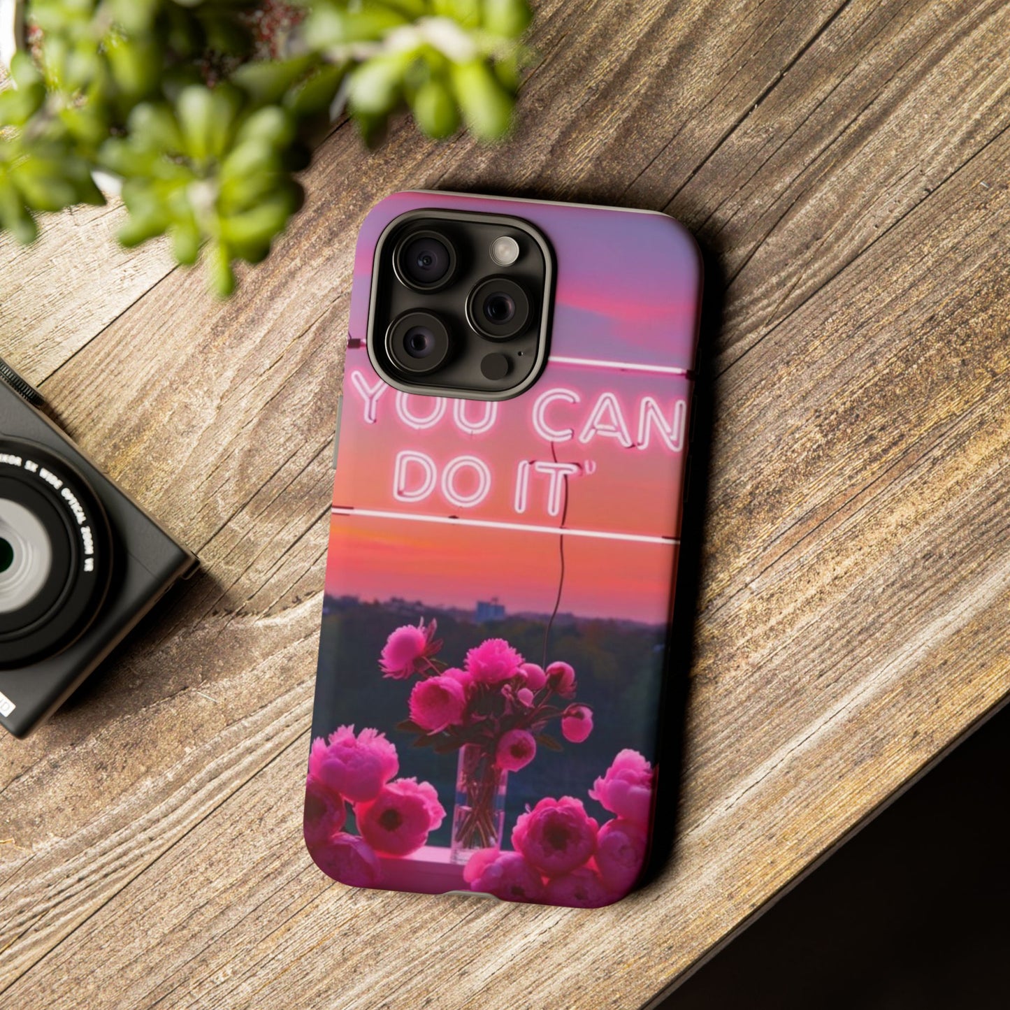 You can do it phone case bold words, soft strength