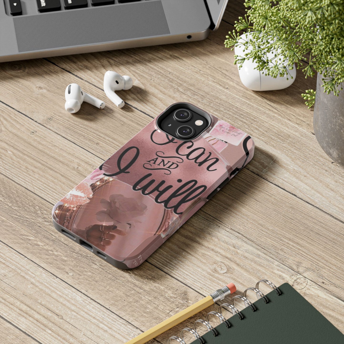 I can and I will  phone case faith, focus, and fierceness