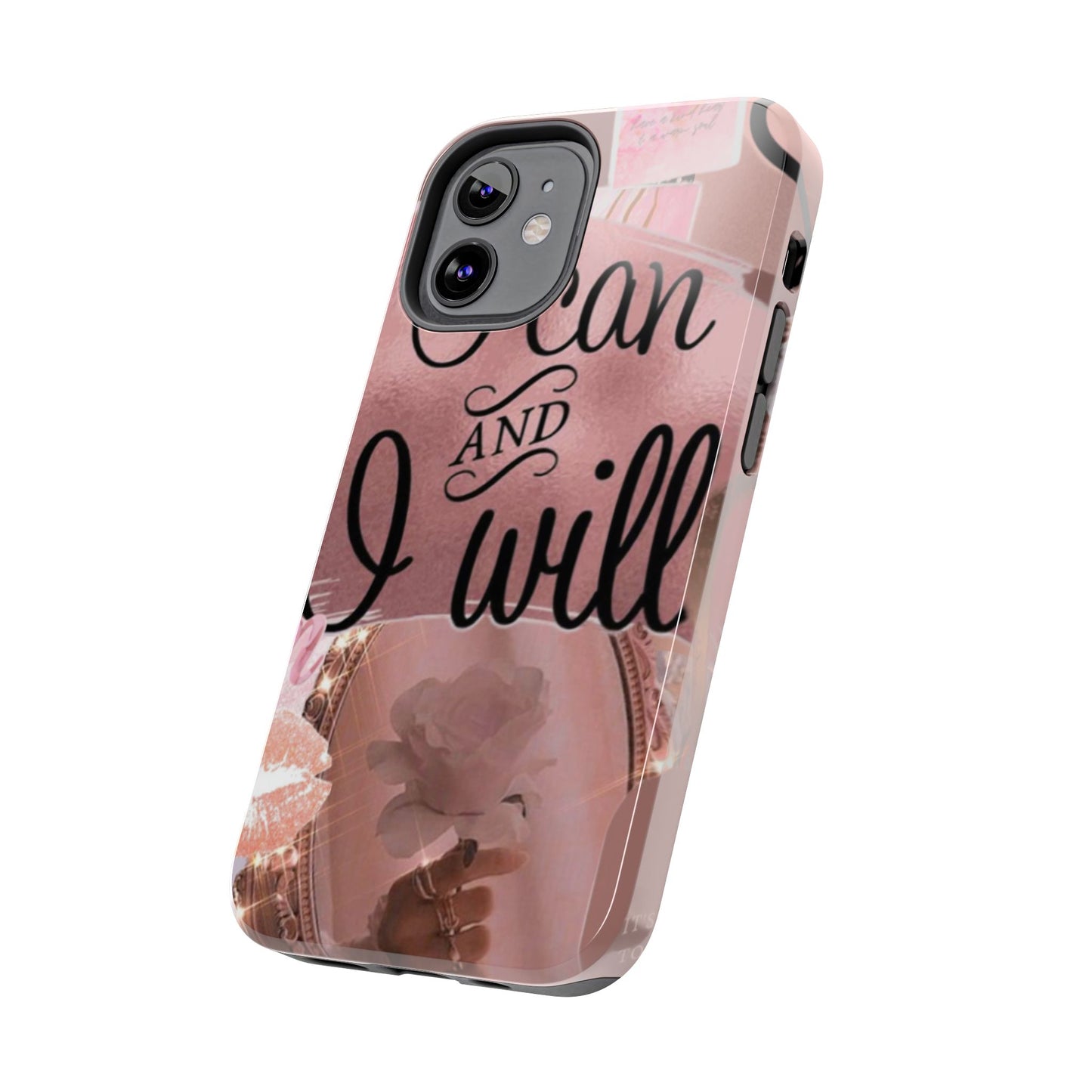 I can and I will  phone case faith, focus, and fierceness