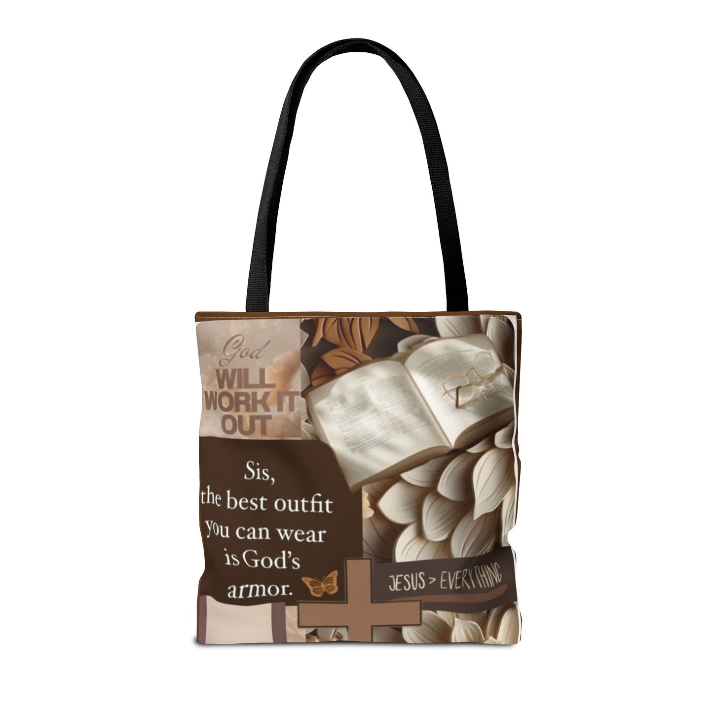 Inspirational Faith Tote Bag - Jesus is Everything Design