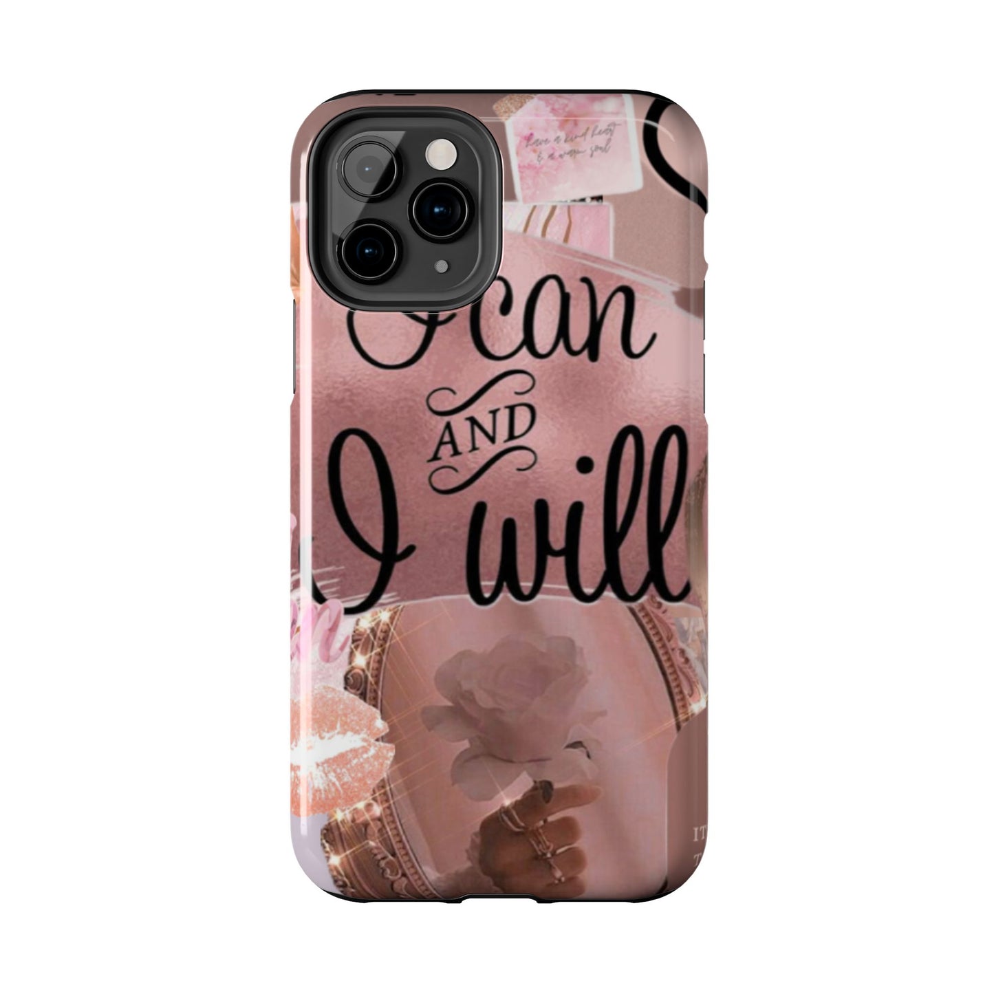 I can and I will  phone case faith, focus, and fierceness