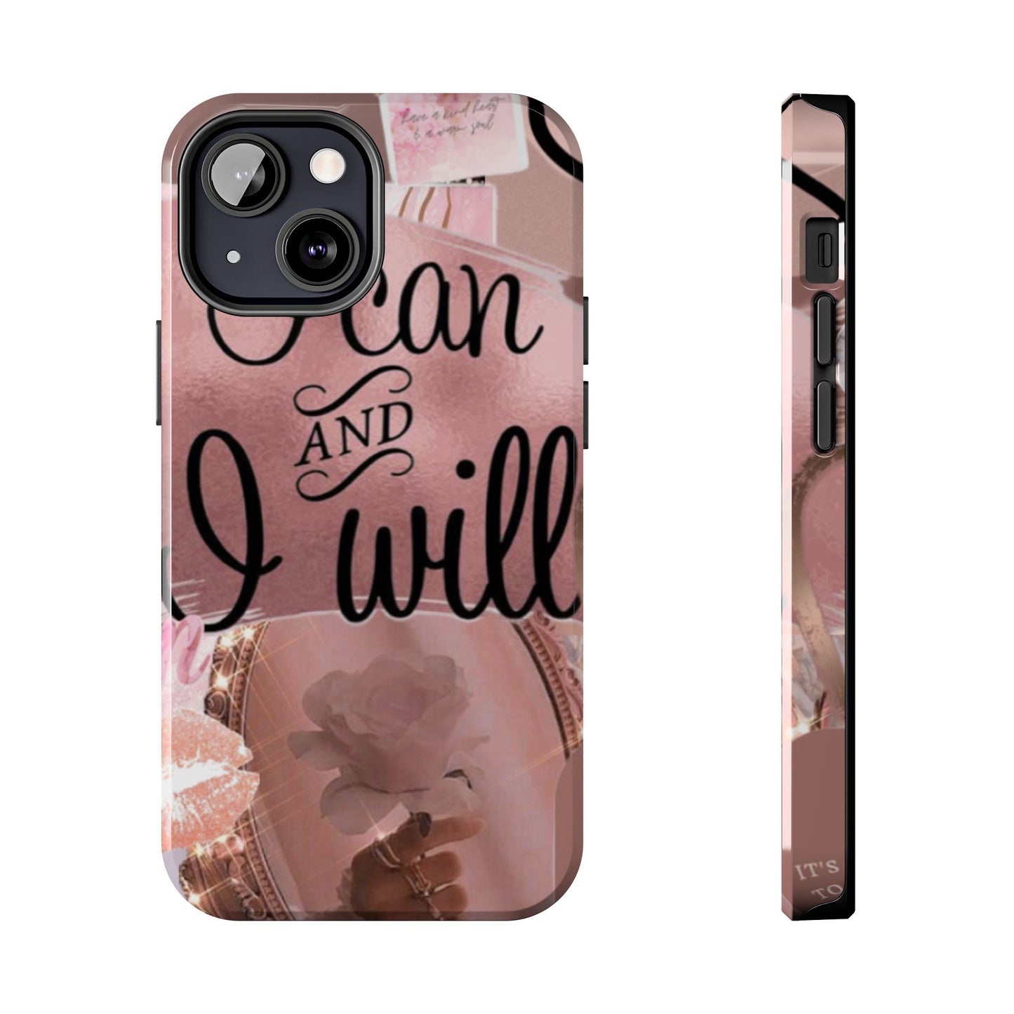 I can and I will  phone case faith, focus, and fierceness