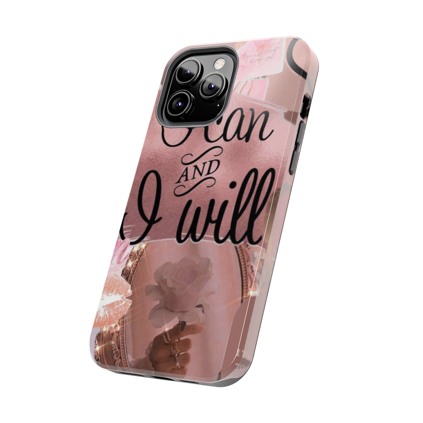 I can and I will  phone case faith, focus, and fierceness