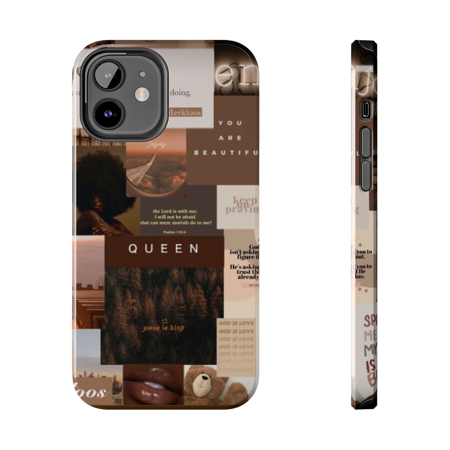 Jesus is King phone case identity, trust and power and every hold
