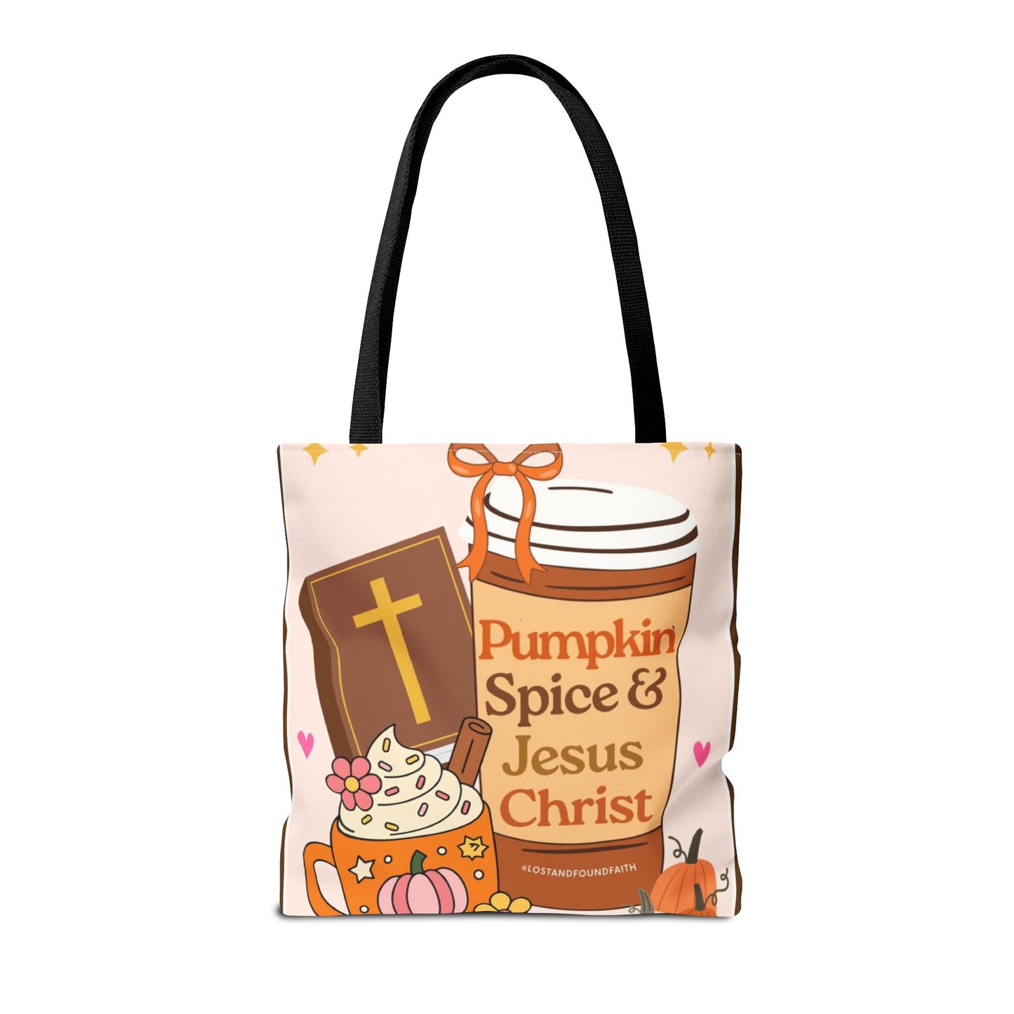 Pumpkin Spice & Jesus Tote Bag