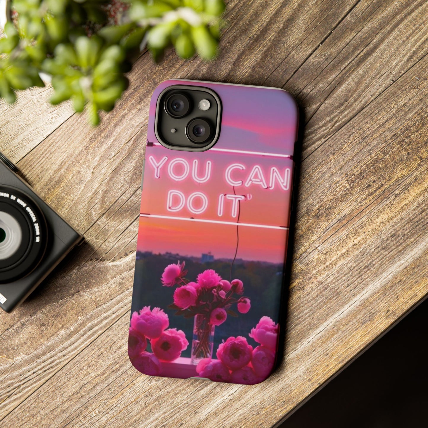 You can do it phone case bold words, soft strength
