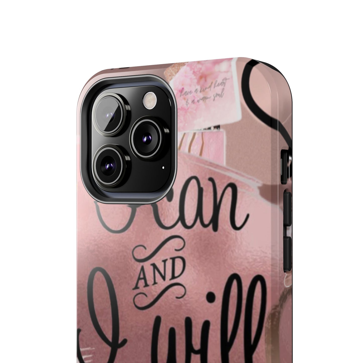 I can and I will  phone case faith, focus, and fierceness